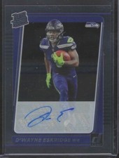 D'WAYNE ESKRIDGE 2021 PANINI CLEARLY DONRUSS RATED ROOKIE AUTO RC #76