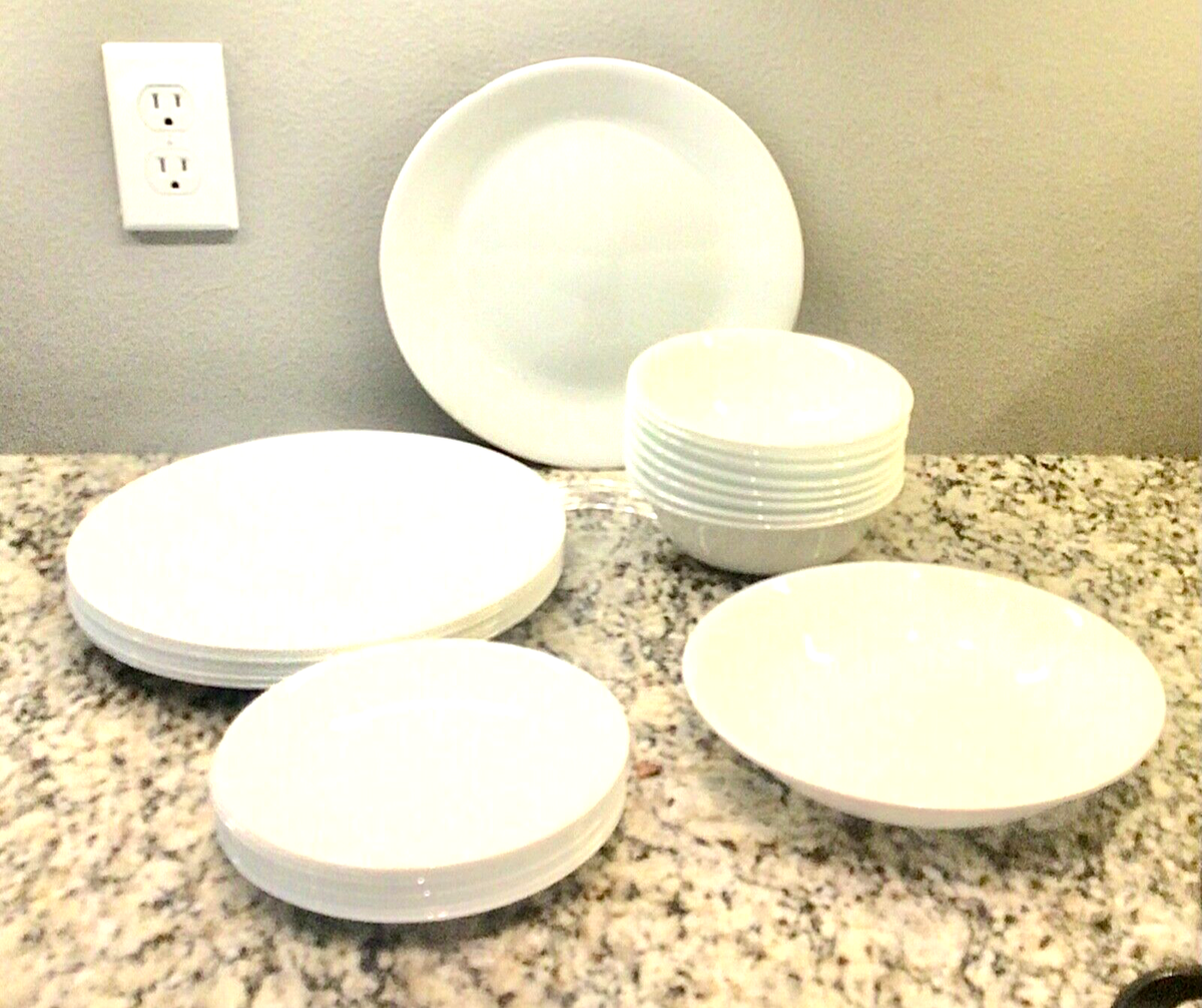 Corelle Winter Frost White, 24 Piece, Dinnerware Set