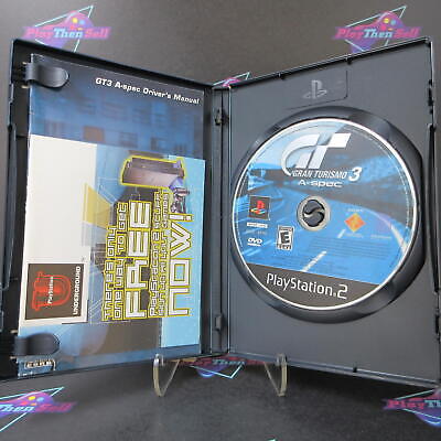 Gran Turismo 3 A-Spec - PS2 Complete W/Registration Card+ Sweepstakes