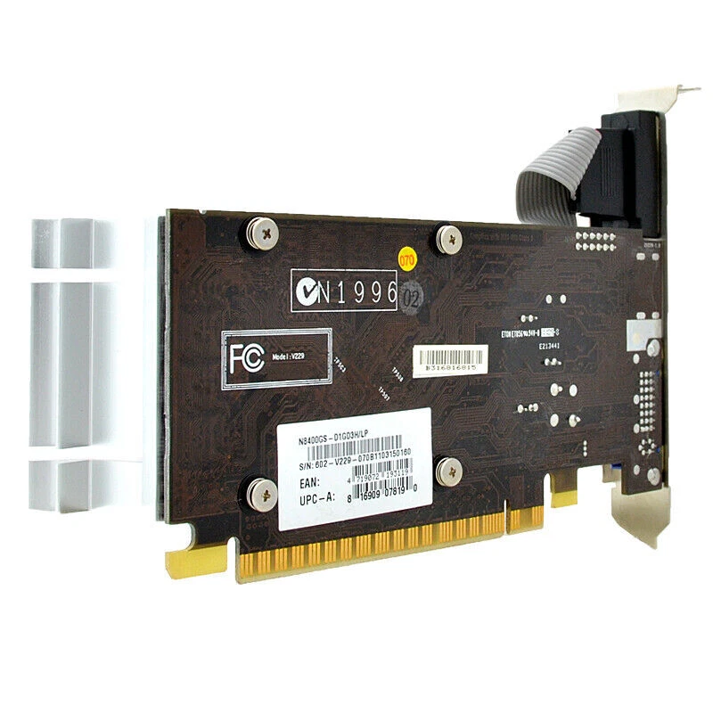 Scheda Grafica MSI Nividia Geforce N8400GS-D1GD3H / LP 1 GB DDR3 PCI Espresso - Immagine 3 di 3