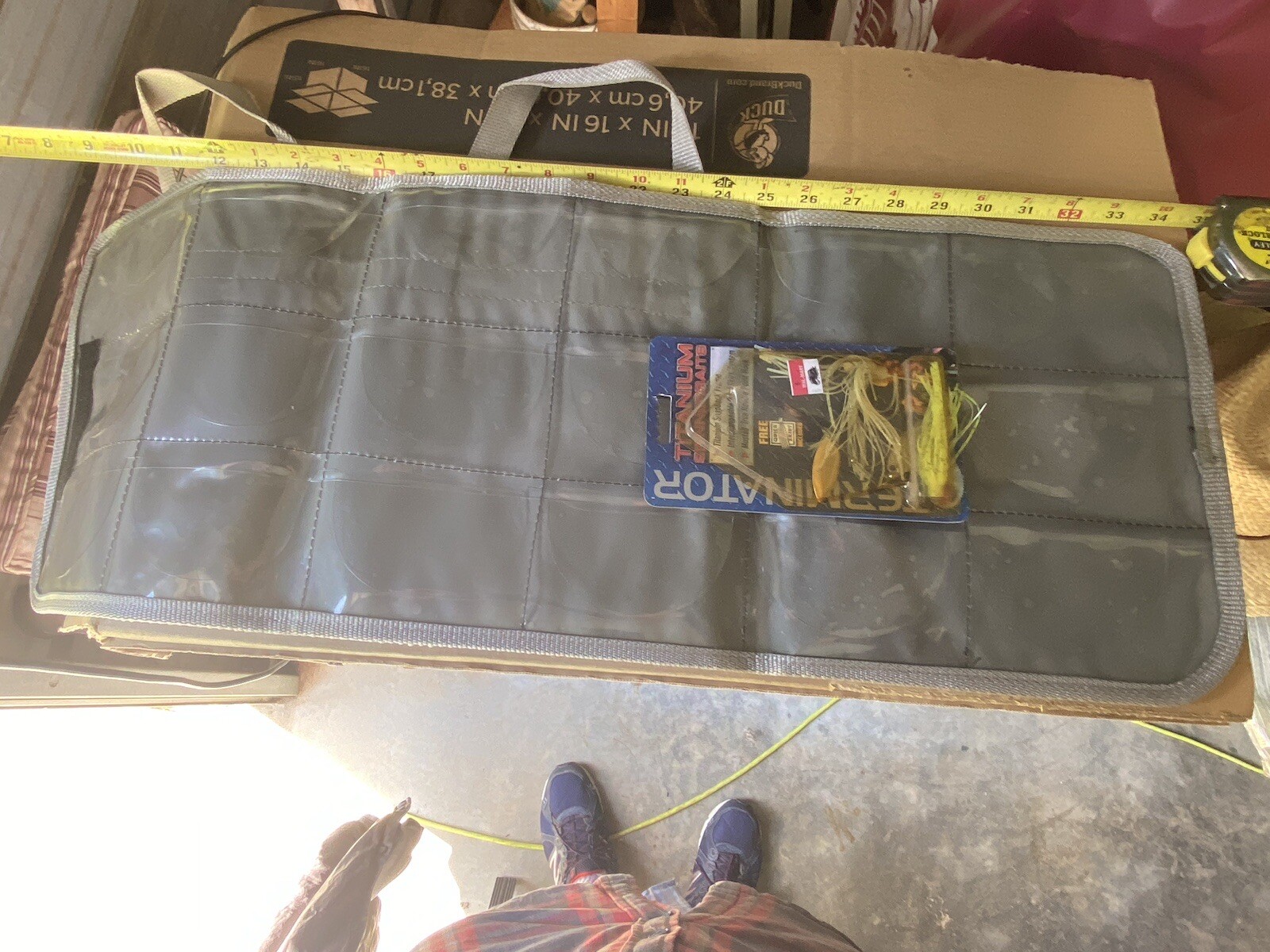 TUFF FIND CLASSIC TERMINATOR TITANIUM SPINNERBAIT UNKNOWN FISHING IN VINTAGE BAG - Image 11