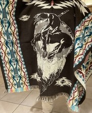 UNISEX ALPACA WOOL PONCHO, Original From Ecuador, Hooded, Native American