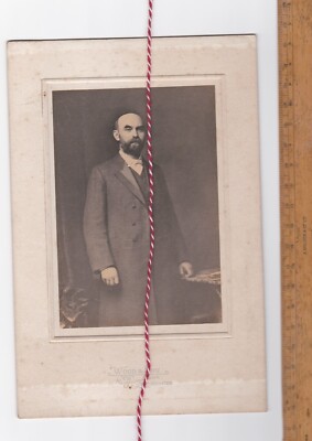 Viktorianisches edwardianisches Foto reicher Gent Wood & Sohn Monmouth Studio Bridgwater 