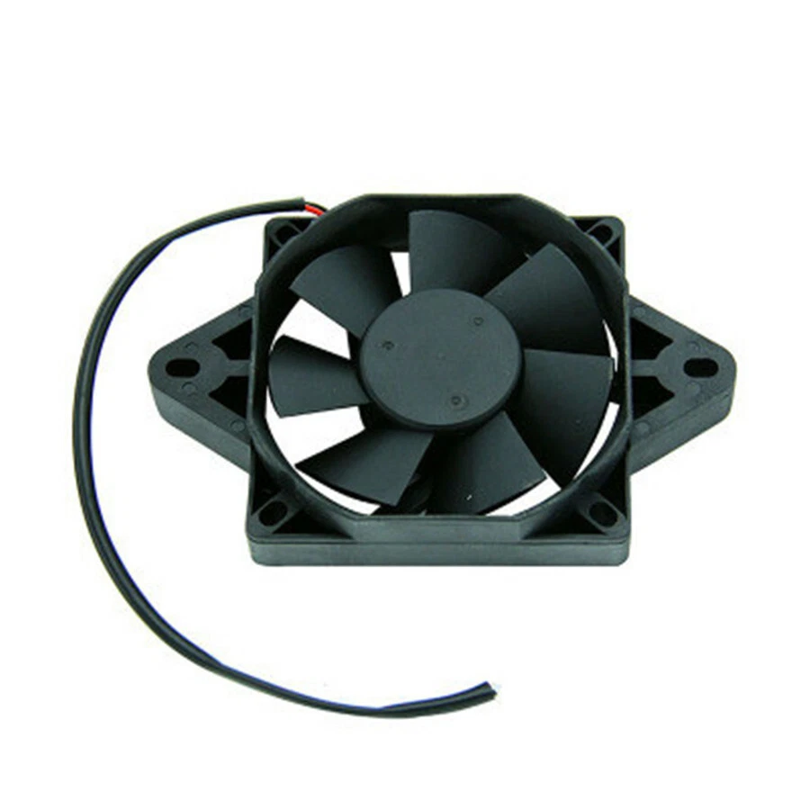 Black Electric Radiator Cooling Fan For 200cc 250cc Quad ATV Go Kart Dirt Bike - Imagem 4 de 4