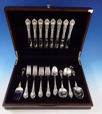 Stanton Hall by Oneida Sterling Silver Flatware Set For 8 Service