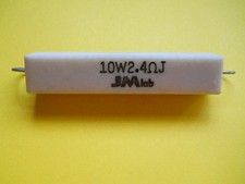 1 x RESISTANCE "SUCRE" CEMENTEE AXIALE 10W - 2.4 Ohm JM-lab