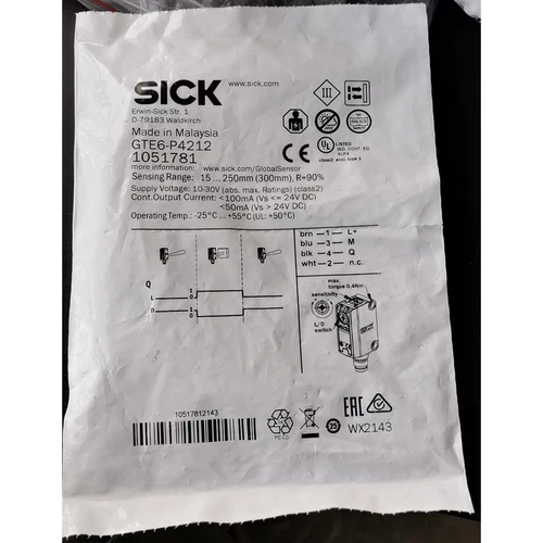 1PCS Neuf pour SICK GTE6-P4212 1051781 Capteur Interrupteur Photoélectrique Remplacement - Photo 1/1