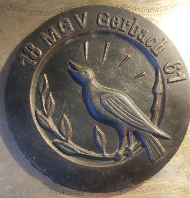 10" Heavy Iron Decorative Plate eBay