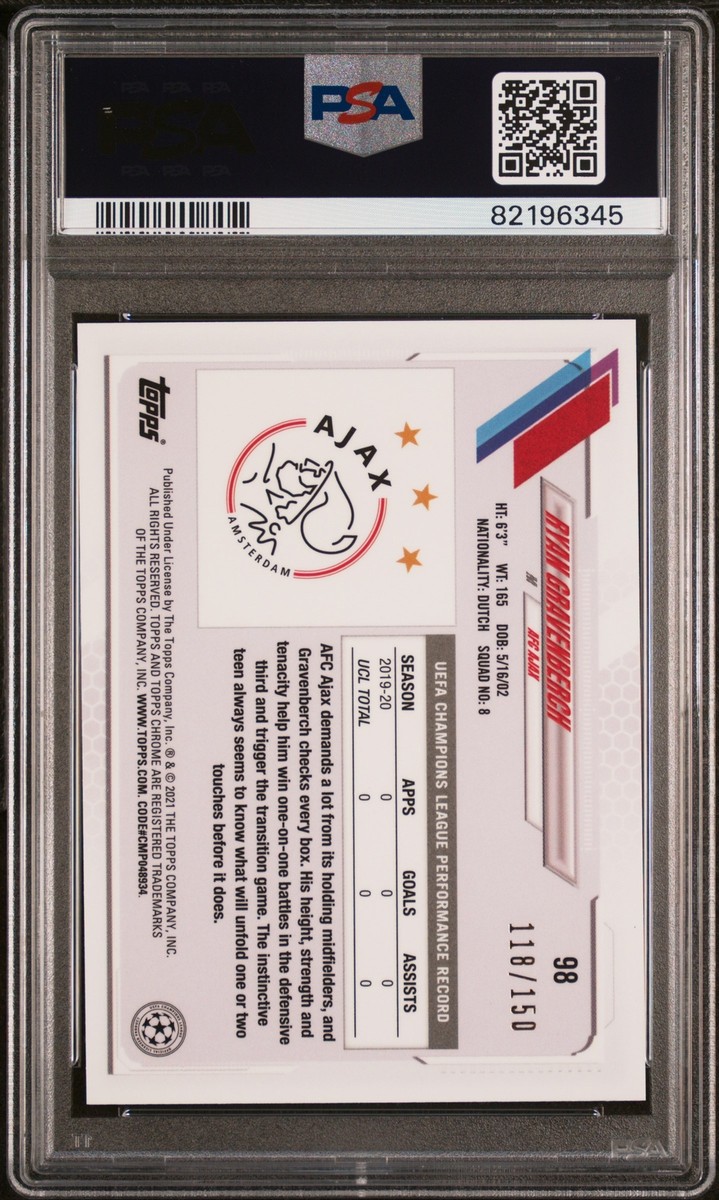 2020 Topps Chrome X Steve Aoki Uefa Neon Future #98 Ryan