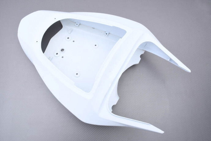 Carénage arrière Kawasaki Z750 coque plastique brute et feu arrière translucide