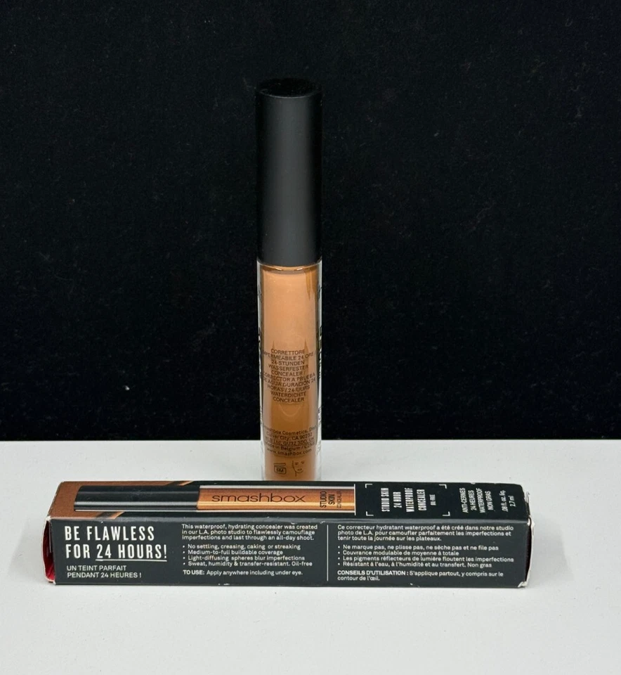 Smashbox Studio Skin 24 Hour Waterproof Oil-Free Concealer DEEP 0.08 oz NIB - Image 3 of 4