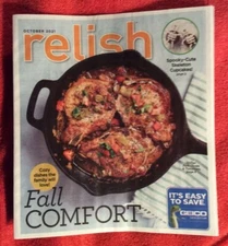 RELISH MAGAZINE OCTOBER 2021 FALL COMFORT RECIPES SPOOKY SKELETON CUPCAKES