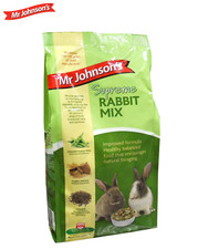 Image of MR JOHNSONS SUPREME RABBIT MIX SMALL ANIMAL RABBIT FOOD DIET 900G