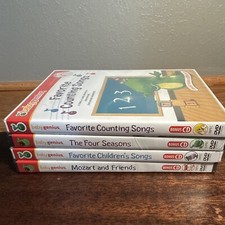 Lot of 4 Baby Genius Mozart and Friends Plus More DVD New Sealed w/ Bonus CDs