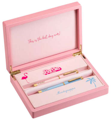 Montegrappa Barbie The Movie Icon Signature Set Fine Nib Fountain Pens ISZEB22Y