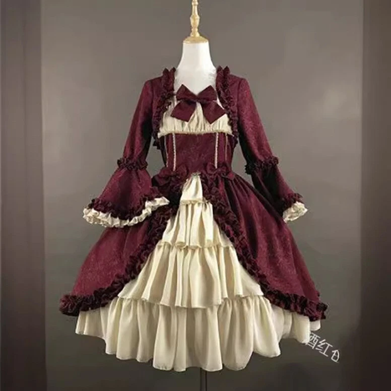 Vestidos de Noche Victorianos Vintage Negro Mascarada Baile de graduación Vestido Gótico Vestidos de Fiesta Foto 3 de 4