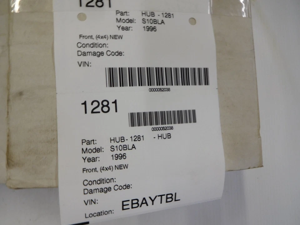 New Wheel Hub Bearing Chevy S10 Truck Blazer GMC S15 Bravada 1991-1997 Foto 3 de 3