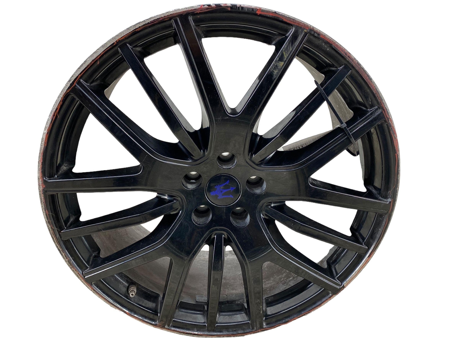 2017-2024 MASERATI LEVANTE (B) 21x9' ET 40.5 FRONT WHEEL RIM BLACK *CURB RASH*