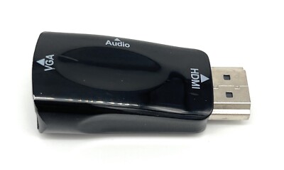Adapter HDMI Stecker auf S-VGA D-SUB Buchse Audio Klinke Konverter Converter