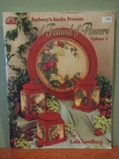 A Festival of Flowers Vol 2 Leila Lundberg Acrylic Decorative Painting Book