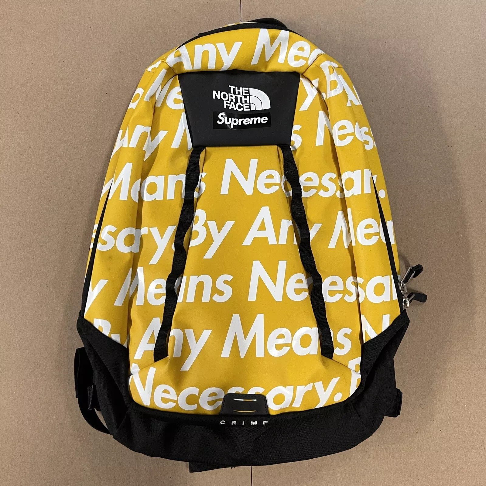 Sac à dos nécessaire jaune FW15 Supreme x The North Face par tous les moyens 2015