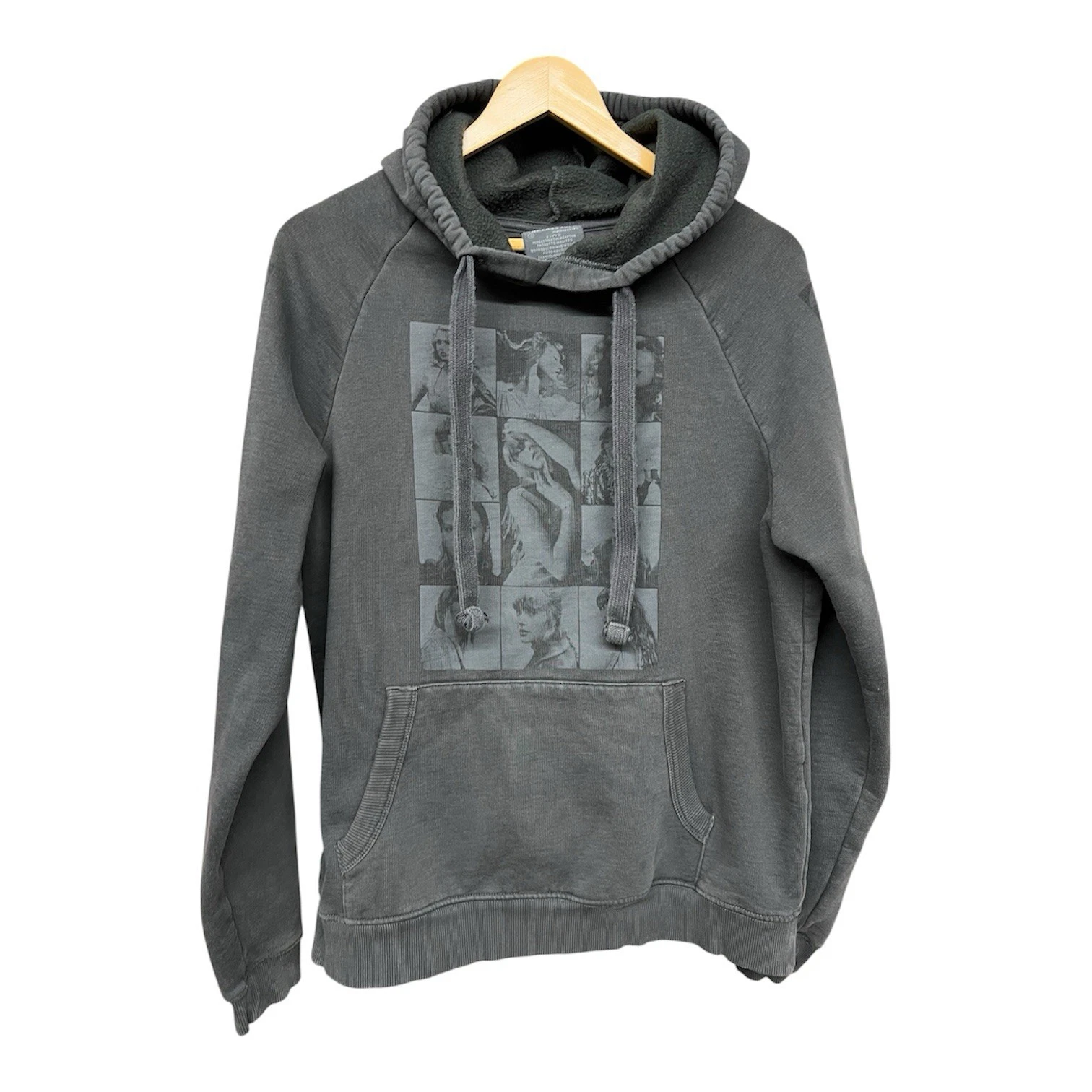 Taylor Swift The Eras Tour 2023–2024 Washed Black Hoodie Small Swiftie