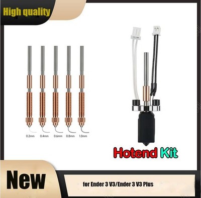 Quick-Swap Nozzle Kit for Ender 3 V3/plus Heating Block Kit 3D Printer Parts AAU