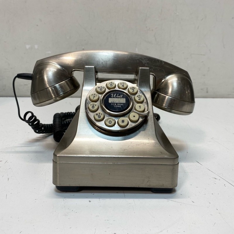 VTech Phone 2956 Silver Rotary Style Landline Handset Corded