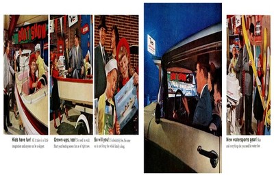   1960s Hot Shop Teen Recreation Center Advertisement Poster 36x24''