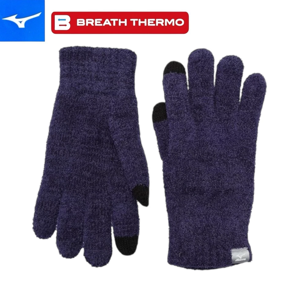 Guantes Mizuno Malvavisco Respiración Termo Pantalla Táctil Compatible Generador de Calor Foto 3 de 4