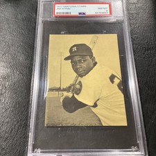 RARE 1977 SERTOMA STARS BASEBALL PSA 8 JIM WYNN HOU ASTROS LOW POP ODDBALL CARD