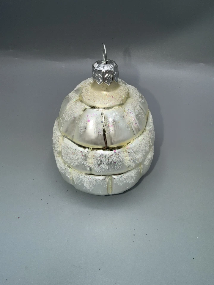 Christopher Radko Pequeño Iglú Esquimal Vidrio Soplado Adorno De Colección 1992 Foto 2 de 4