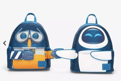 Loungefly Disney Pixar WALL-E And EVE Magnetic Hands Mini Backpack