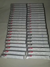 TDK D90 IECI/Type 1 Cassette Tapes - Used 1x, Sold as Blanks - Huge Lot of 40