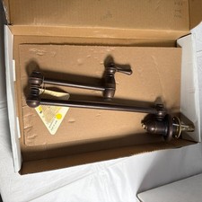 Delta 1177LF-RB Wall-Mount Pot Filler Faucet Venetian Bronze-USED-FOR PARTS-pics