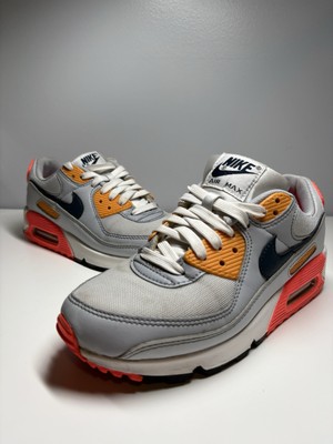 Nike Air Max 90 Grey Crimson Gold Women's Size