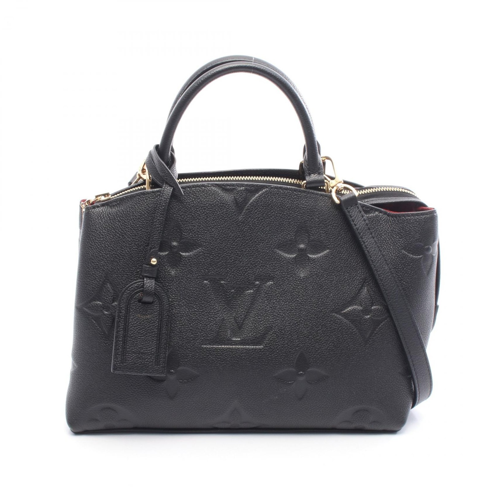 LOUIS VUITTON Petit Palais PM crossbody Handbag M58916 Monogram empreinte noir