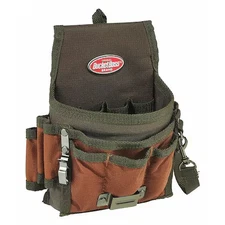 Bucket Boss 54140 Tool Pouch, Tool Pouch, Green, Polyester, 9 Pockets