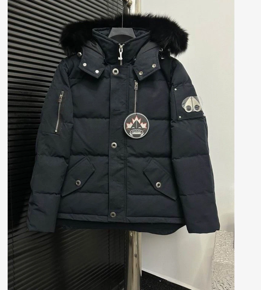 Black Moose Knuckles Puffer Coat. - Image 4 of 4