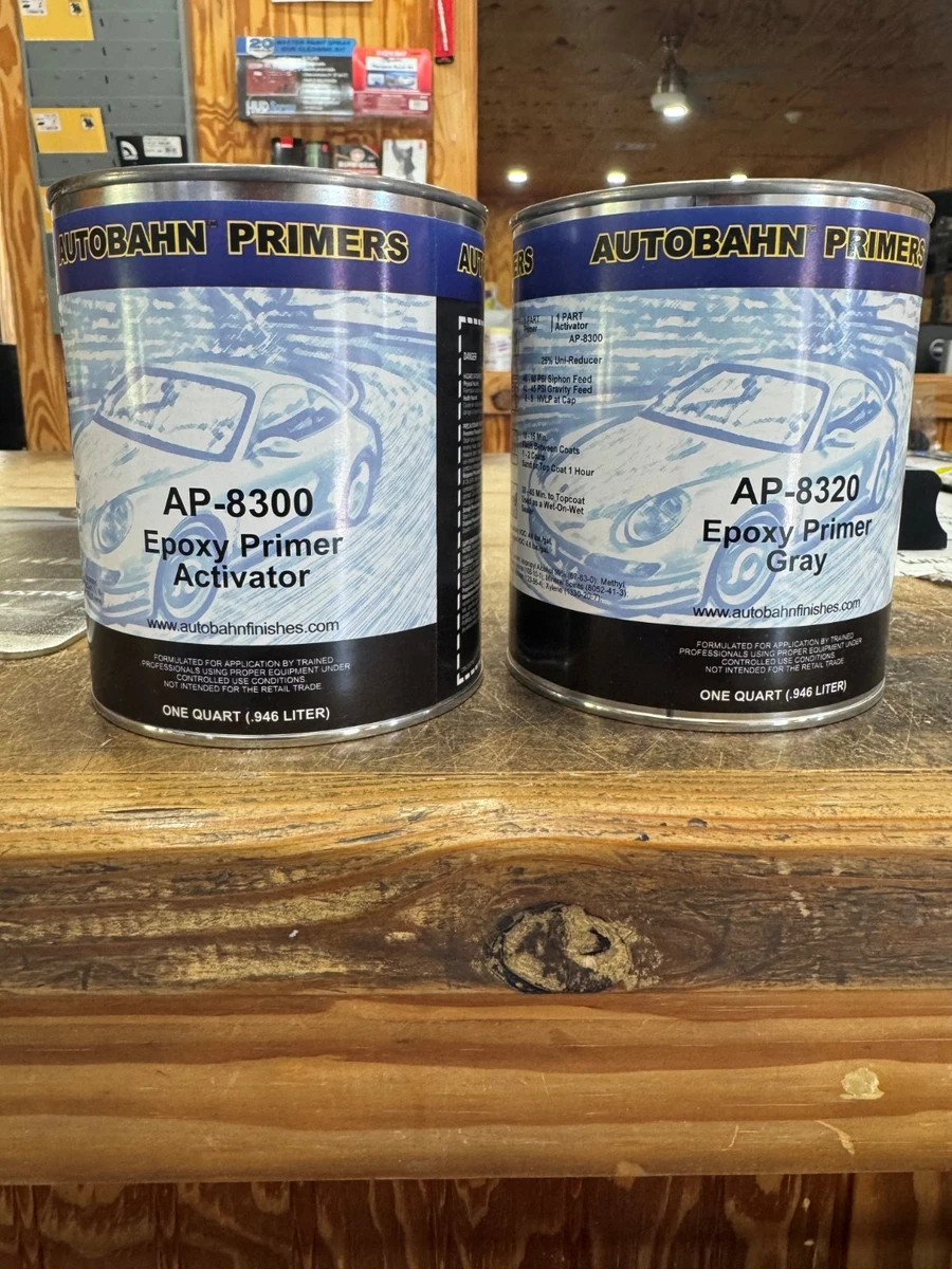 Apprêt Epoxy Noir High Gloss - 946 Ml (32 Oz) - Sous-couche Pour Pierre, Intérieur/Extérieur, Non Toxique