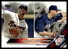 2016 Topps Update Series John Gant/Hunter Cervenka Rookie #53