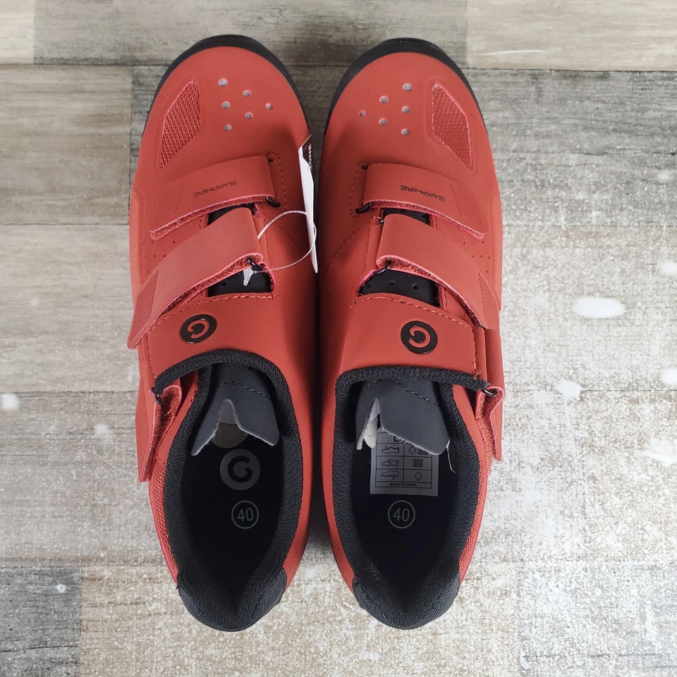 Louis Garneau Sapphire II Mujer Zapatos de Ciclismo Talla 9 Rooibos Negro Bicicletas Tenis Foto 4 de 4