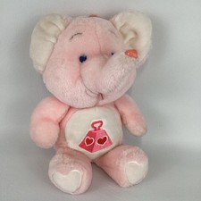 Care Bears Cousins Lotsa Heart Elephant 13" Plush Stuffed Animal Vintage 80s