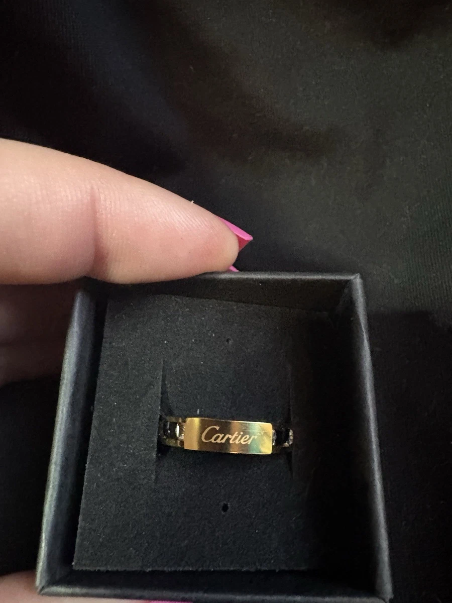 Cartier Diamond Yellow Gold Ring 7 Ring Fine Rings for sale | eBay