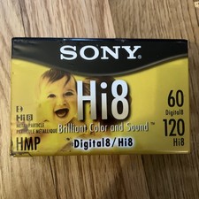 Sony Hi8 HMP Video Tape 60 Min Digital8 120 Min Hi8 New some packaging rips 
