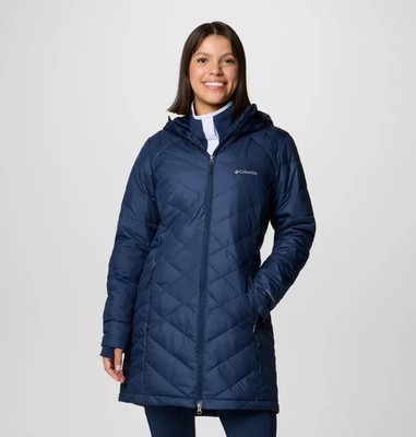 Columbia - Women's Heavenly Long Hooded Jacket - Sale on | eBay