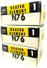 Lot of 3 - N76 Allen Bradley Heater Element - Next Day Option - New