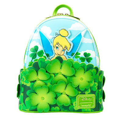 BRAND NEW Loungefly Peter Pan Tinker Bell Exclusive Clover Mini Backpack