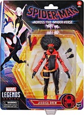 Marvel Legends Series Jessica Drew 6-Inch Action Figure     Spider-Man  Across the