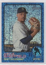 2022 Topps Heritage High Number Chrome Blue Sparkle Justus Sheffield #556 7m3